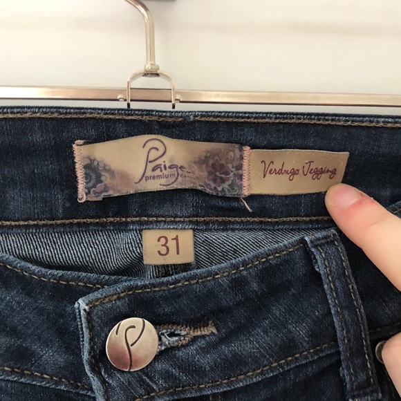 Paige Verdugo Blue Jeggings - Picture 3 of 9